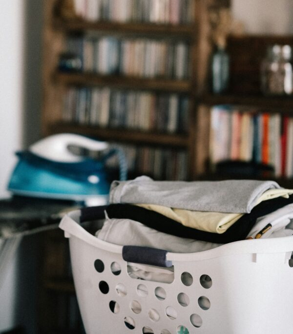 Corbeille + panier à linge